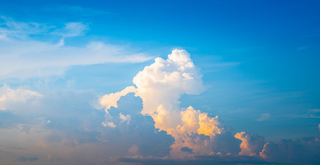 Wall Mural - sunset sky for background,sunrise sky and cloud at morning.