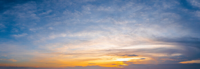 Wall Mural - sunset sky for background,sunrise sky and cloud at morning.