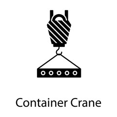 Canvas Print -  Container Crane 