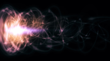 Wall Mural - Abstract background of space portals