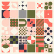 Abstract Mosaic Pattern Design