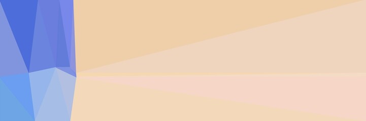 Poster - abstract horizontal background with geometric triangles