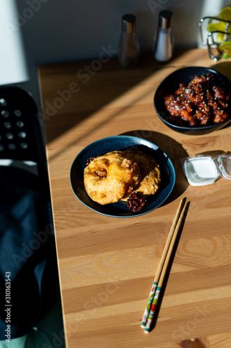 Fried Pineapple Fritters Caramelized With Cinnamon And Sesame Seeds Buy This Stock Photo And Explore Similar Images At Adobe Stock Adobe Stock