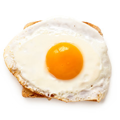 Wall Mural - Single fried egg.