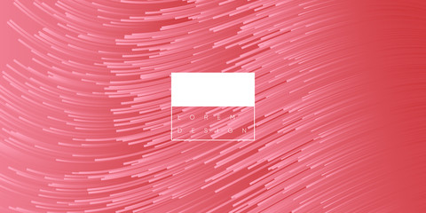 Poster - abstract background design. wavy lines in perspective. technology, big data, science, future style d