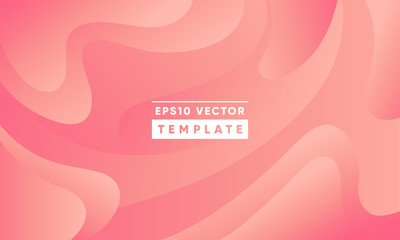 Wall Mural - Wavy geometric background. Trendy gradient shapes composition. Eps10 vector.