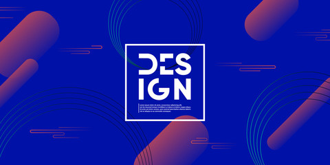 Poster - minimal geometric background. eps10 vector.