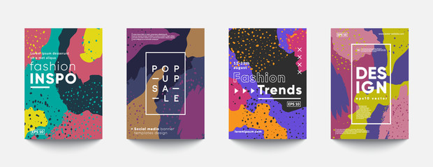 Poster - modern artistic templates. good for poster, card, invitation, flyer, cover, banner, placard, brochur