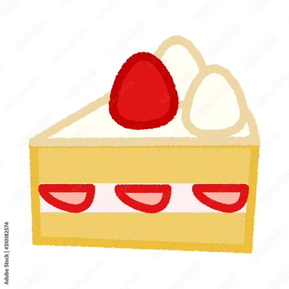 ケーキ イラスト 簡単