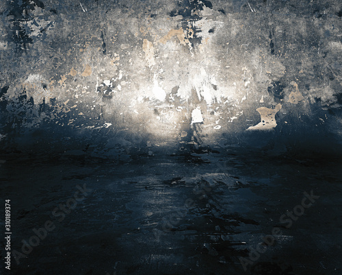 Background 暗闇に浮かぶ光 アブストラクト 背景 ダークカラー 壁 Stock Photo Adobe Stock