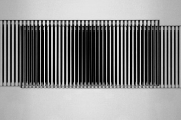 Poster - lath structures as pattern with irregular or gently chaotic stripes resembling bar code or business 