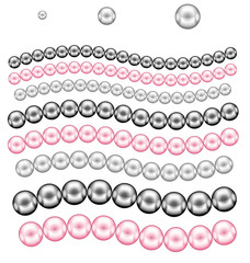 loop pearl scatter pattern brush editable by stroke