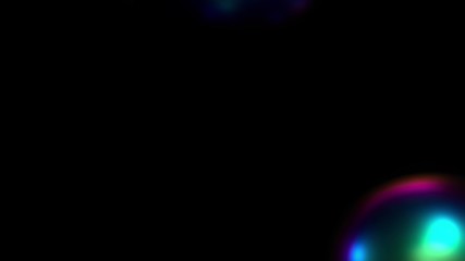 Poster - Colliding iridescent soft spheres. Abstract background. Flowing balls. Motion design composition. 3d animation with abstract vivid bubbles. 4K UHD