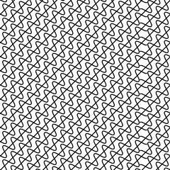 Wall Mural - seamless black and white minimal geometric pattern vector background. perfect for wallpapers, patter