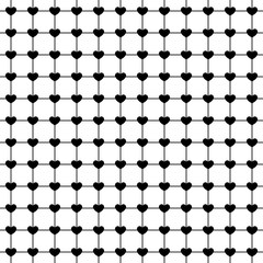 Wall Mural - seamless black and white minimal geometric pattern vector background. perfect for wallpapers, patter
