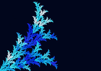 Wall Mural - Abstract color dynamic background with lighting effect. Fractal art