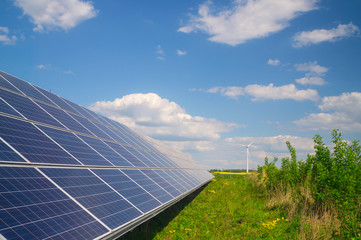 Solar panel and wind generator