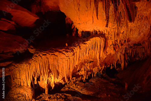 Fotomural Frozen Niagara in Mammoth Cave National Park, Kentucky, USA