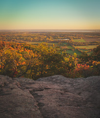 Wall Mural - Portrait of Fall Landscape Near Ottawa, Ontario