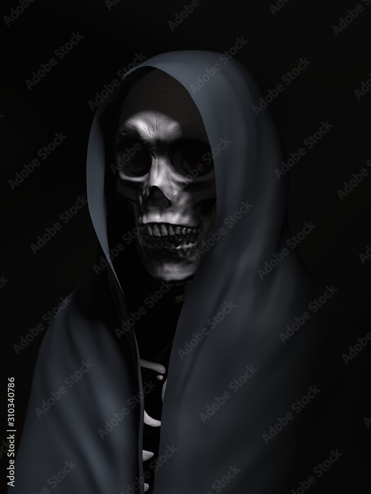 ビンテージ 髑髏 骸骨 スカル 死神 灰皿 レトロ grim reaper【死神 骸骨】