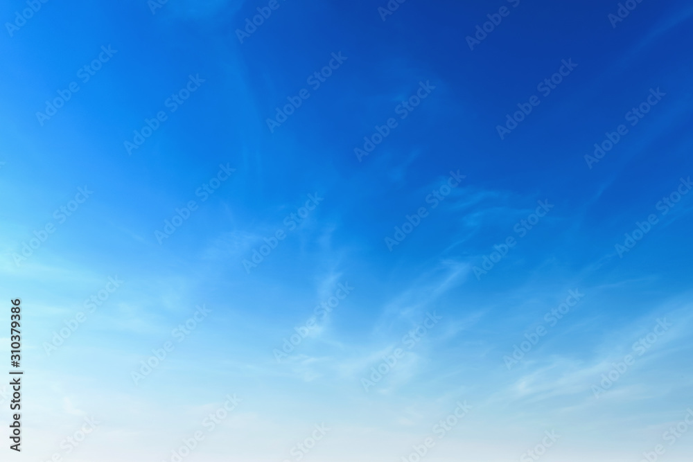 beautiful blue sky with soft white cloud background Stock Photo | Adobe ...