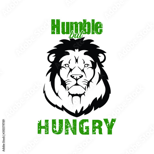 Fotografía Hungry Lion Poster design - VECTOR