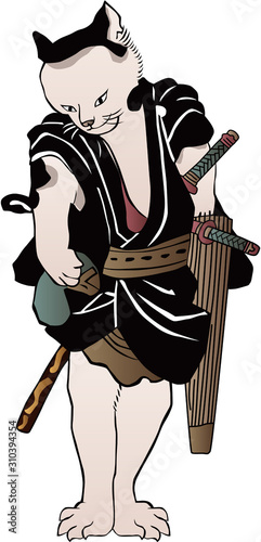 浮世絵 猫の擬人化 その6 Buy This Stock Vector And Explore Similar Vectors At Adobe Stock Adobe Stock