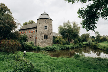 Ratingen, Castle, Germany. Beautiful old castle in Germany