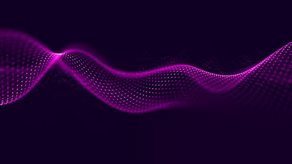 Fototapete - Computer geometric digital connection structure. Business inteligence technology background. Binary code algorithms deep learning. Abstract 3D rendering. Artificial intelligence