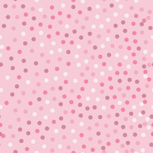 Pink Dotted Seamless Pattern Ombre Shades Of Pink