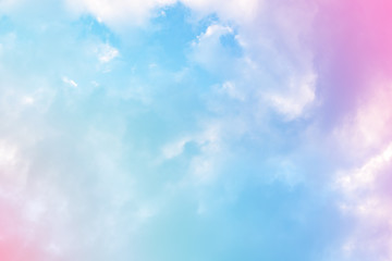 Wall Mural - cloud background with a pastel colour