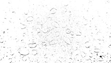 Grunge Pattern. Water Drops On Surface. Black White Texture. Distress Grain. Grungy Dirty Overlay. Stock Vector Illustration