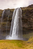 Fototapeta Tęcza - Seljalandsfoss waterfall in the south of Iceland