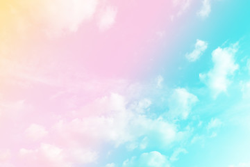 beauty smooth abstract sweet pastel cloudy on sky