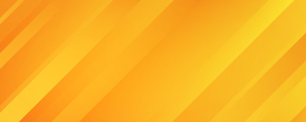Leinwandbilder - Abstract Horizontal Yellow and Orange Colored Background with Diagonal Stripes. Vector Geometric Minimal Pattern