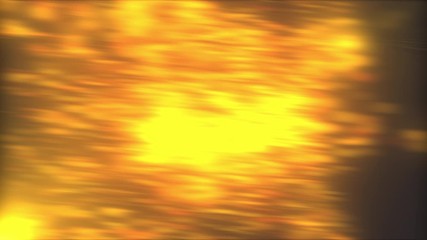 Poster - Abstract backdrop with golden blur from small particles and light. 3d rendering computer generated golden bokeh