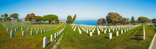 San Diego, California/USA - August 13, 2019  Fort Rosecrans National Cemetery, A Federal Military Cemetery In The City Of San Diego, California.