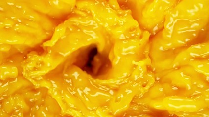 Fototapete - Super slow motion of orange juice in twister shape. Filmed on high speed cinema camera, 1000 fps.