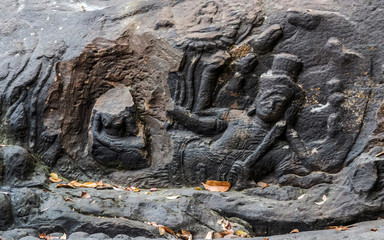 Kbal Spean Hindu Shrine in Temples of Angkor Siem Reap Cambodia