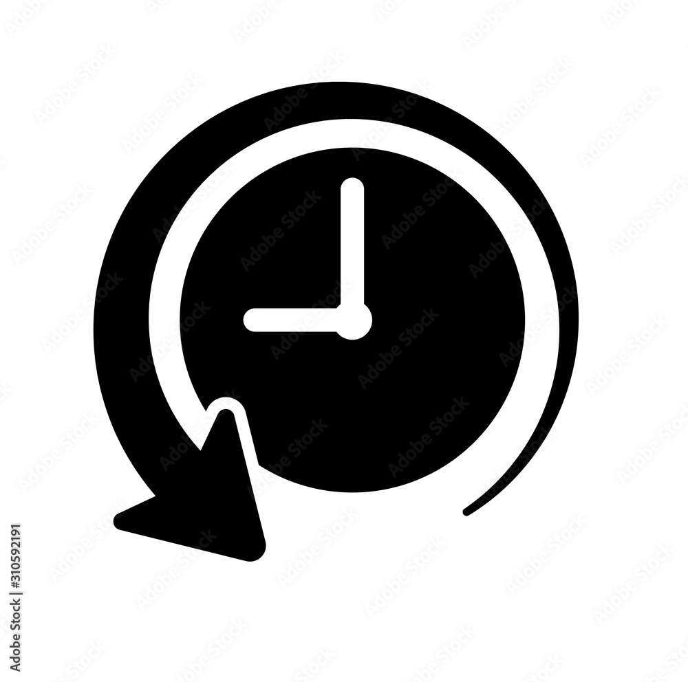 履歴 巻き戻し アイコン Stock Vector | Adobe Stock