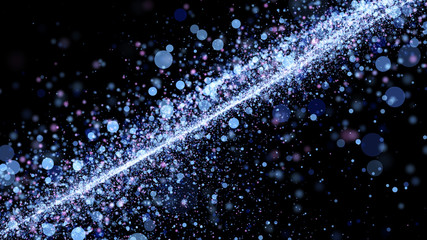 Wall Mural - abstract futuristic particle background