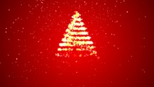 Video Background Merry Christmas Tree