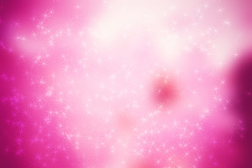 Sparkling Starburst on pink background.