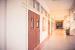 © Anatthaphon - Inside the school building with sunlight