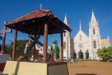 Country church in Negombo, Sri Lanka