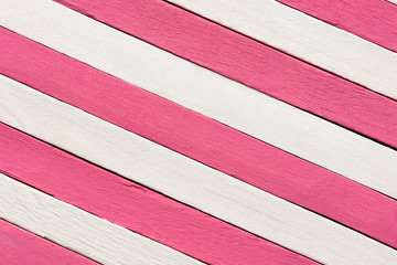 Canvas Print - abstract pink with white wood texture background