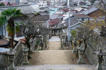 Canvas Print - Onomichi in Hiroshima, Japan.