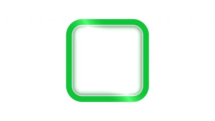 Wall Mural - Green Square Clean Animated Intro Blank Background Opener Animation For Title Or Logo  The Second Half Of Clip Is Seamless Loop