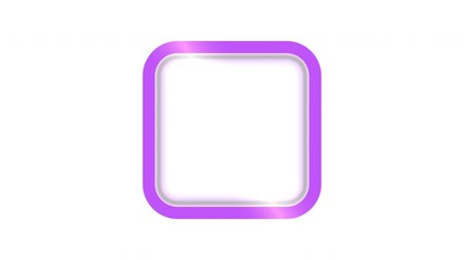 Wall Mural - Purple Square Clean Animated Intro Blank Background Opener Animation For Title Or Logo  The Second Half Of Clip Is Seamless Loop