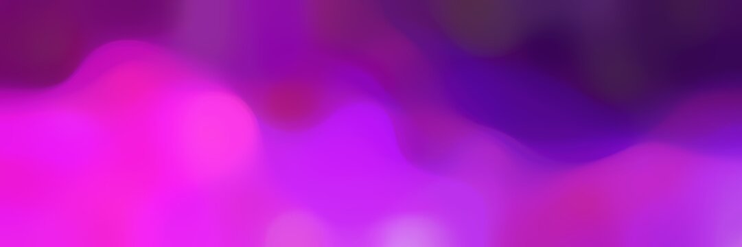 soft blurred horizontal background with medium orchid, indigo and purple colors and free text space